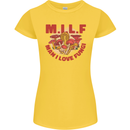 MILF Man I Love Fungi Mycology Foraging Womens Petite Cut T-Shirt Yellow