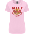 MILF Man I Love Fungi Mycology Foraging Womens Wider Cut T-Shirt Light Pink