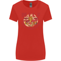 MILF Man I Love Fungi Mycology Foraging Womens Wider Cut T-Shirt Red
