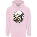MOD Scooter Skull Motorcycle Biker Childrens Kids Hoodie Light Pink
