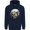 MOD Scooter Skull Motorcycle Biker Childrens Kids Hoodie Navy Blue