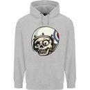 MOD Scooter Skull Motorcycle Biker Childrens Kids Hoodie Sports Grey