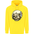 MOD Scooter Skull Motorcycle Biker Childrens Kids Hoodie Yellow