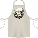 MOD Scooter Skull Motorcycle Biker Cotton Apron 100% Organic Natural