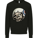 MOD Scooter Skull Motorcycle Biker Kids Sweatshirt Jumper Black