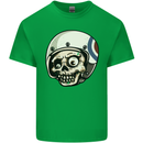 MOD Scooter Skull Motorcycle Biker Mens Cotton T-Shirt Tee Top Irish Green