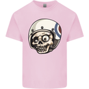 MOD Scooter Skull Motorcycle Biker Mens Cotton T-Shirt Tee Top Light Pink