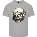 MOD Scooter Skull Motorcycle Biker Mens Cotton T-Shirt Tee Top Sports Grey