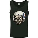MOD Scooter Skull Motorcycle Biker Mens Vest Tank Top Black