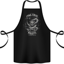 Mad King Riders Motorcycle Biker Motorbike Cotton Apron 100% Organic Black
