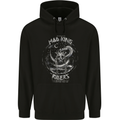 Mad King Riders Motorcycle Biker Motorbike Mens 80% Cotton Hoodie Black