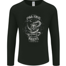 Mad King Riders Motorcycle Biker Motorbike Mens Long Sleeve T-Shirt Black
