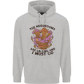 Magic Mushrooms Are Calling Foraging Mycology LSD Mens 80% Cotton Hoodie Sports Grey