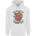 Magic Mushrooms Are Calling Foraging Mycology LSD Mens 80% Cotton Hoodie White