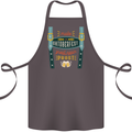 Make Oktoberfest Great Again Funny Beer Cotton Apron 100% Organic Dark Grey
