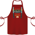 Make Oktoberfest Great Again Funny Beer Cotton Apron 100% Organic Maroon