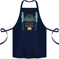 Make Oktoberfest Great Again Funny Beer Cotton Apron 100% Organic Navy Blue