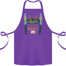 Make Oktoberfest Great Again Funny Beer Cotton Apron 100% Organic Purple