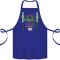 Make Oktoberfest Great Again Funny Beer Cotton Apron 100% Organic Royal Blue