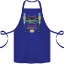 Make Oktoberfest Great Again Funny Beer Cotton Apron 100% Organic Royal Blue