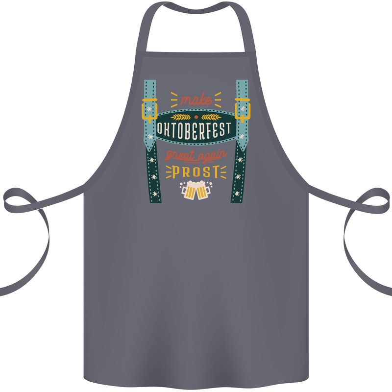 Make Oktoberfest Great Again Funny Beer Cotton Apron 100% Organic Steel
