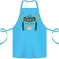 Make Oktoberfest Great Again Funny Beer Cotton Apron 100% Organic Turquoise