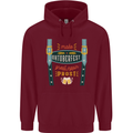 Make Oktoberfest Great Again Funny Beer Mens 80% Cotton Hoodie Maroon