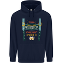 Make Oktoberfest Great Again Funny Beer Mens 80% Cotton Hoodie Navy Blue