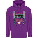 Make Oktoberfest Great Again Funny Beer Mens 80% Cotton Hoodie Purple
