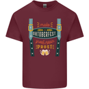 Make Oktoberfest Great Again Funny Beer Mens Cotton T-Shirt Tee Top Maroon