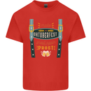 Make Oktoberfest Great Again Funny Beer Mens Cotton T-Shirt Tee Top Red