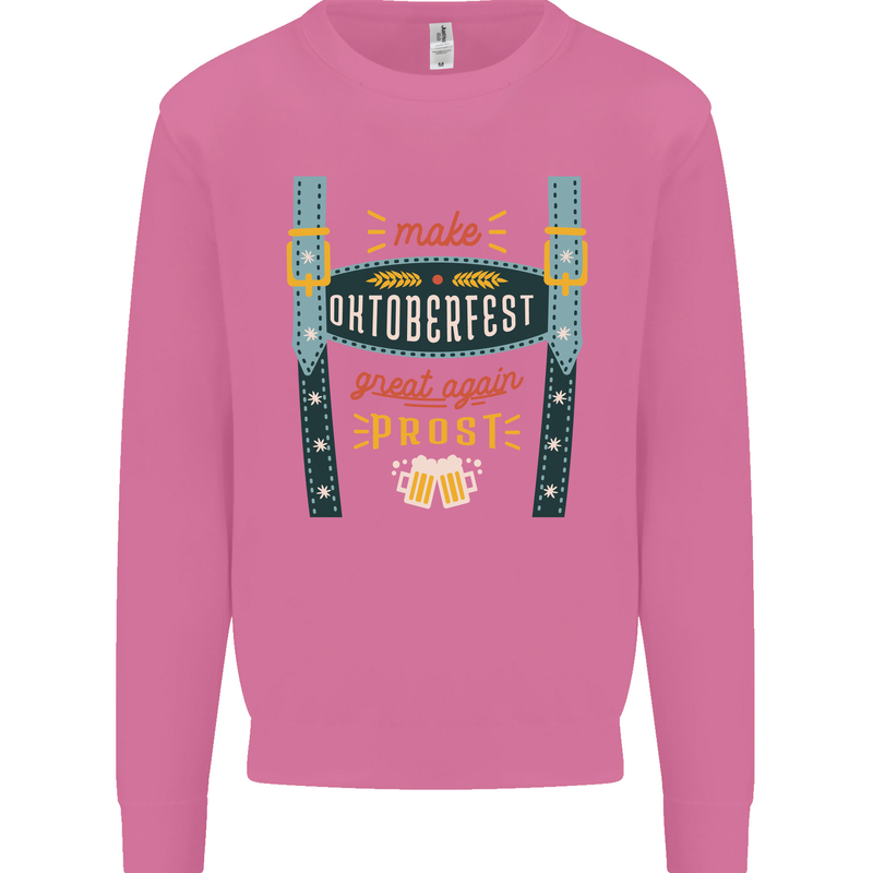 Make Oktoberfest Great Again Funny Beer Mens Sweatshirt Jumper Azalea