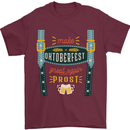 Make Oktoberfest Great Again Funny Beer Mens T-Shirt 100% Cotton Maroon