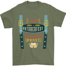 Make Oktoberfest Great Again Funny Beer Mens T-Shirt 100% Cotton Military Green