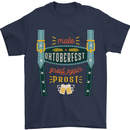 Make Oktoberfest Great Again Funny Beer Mens T-Shirt 100% Cotton Navy Blue