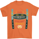 Make Oktoberfest Great Again Funny Beer Mens T-Shirt 100% Cotton Orange