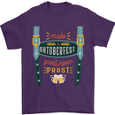 Make Oktoberfest Great Again Funny Beer Mens T-Shirt 100% Cotton Purple
