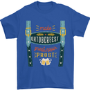 Make Oktoberfest Great Again Funny Beer Mens T-Shirt 100% Cotton Royal Blue