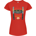 Make Oktoberfest Great Again Funny Beer Womens Petite Cut T-Shirt Red