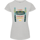 Make Oktoberfest Great Again Funny Beer Womens Petite Cut T-Shirt Sports Grey