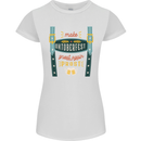 Make Oktoberfest Great Again Funny Beer Womens Petite Cut T-Shirt White