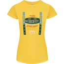 Make Oktoberfest Great Again Funny Beer Womens Petite Cut T-Shirt Yellow