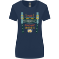 Make Oktoberfest Great Again Funny Beer Womens Wider Cut T-Shirt Navy Blue