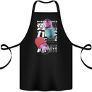 Make a Choice Love or Death Cotton Apron 100% Organic Black