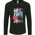 Make a Choice Love or Death Mens Long Sleeve T-Shirt Black