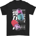 Make a Choice Love or Death Mens T-Shirt 100% Cotton Black