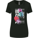 Make a Choice Love or Death Womens Wider Cut T-Shirt Black