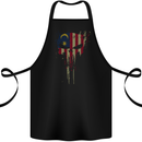 Malaysia Skull Gym Training Bodybuilding Cotton Apron 100% Organic Black