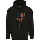 Malaysia Skull Gym Training Bodybuilding Mens 80% Cotton Hoodie Black