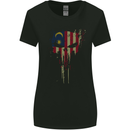 Malaysia Skull Gym Training Bodybuilding Womens Wider Cut T-Shirt Black